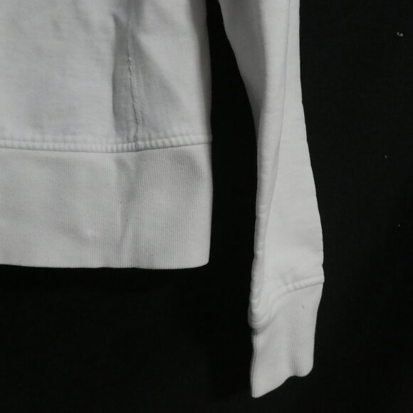 LULULEMON | size 4 | Classic White Scuba Hoodie With Black Omega logo on Hood - Picture 14 of 16
